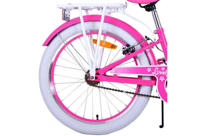 Volare Lovely vélo pour enfants - Filles - 20 pouces - Rose - deux freins