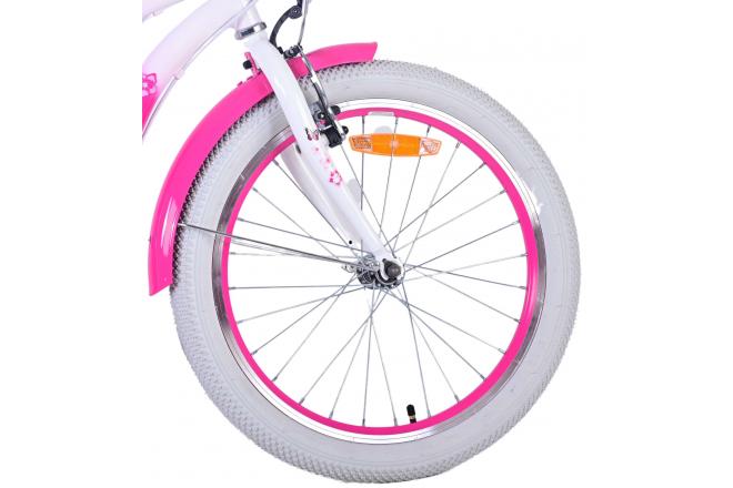 Vélo enfant Volare Lovely - Filles - 20 pouces - Rose - 6 vitesses