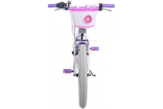 Vélo enfant Volare Lovely - Filles - 20 pouces - Violet - 6 vitesses