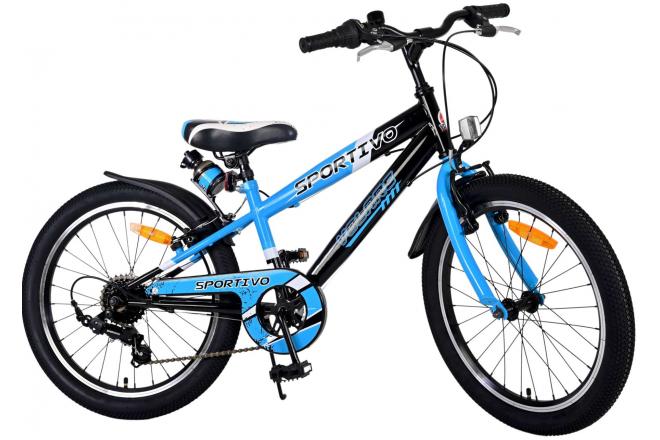 Volare Sportivo Vélo enfant - garçons - 20 pouces - Bleu - 7 vitesses