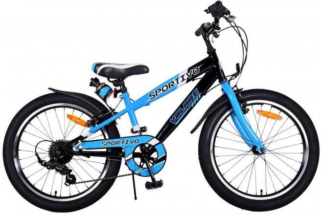 Volare Sportivo Vélo enfant - garçons - 20 pouces - Bleu - 7 vitesses