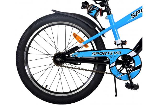 Volare Sportivo Vélo pour enfants - garçons - 20 pouces - Bleu