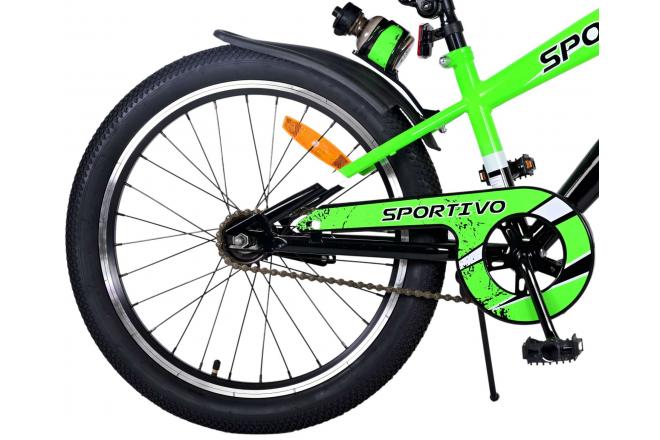 Volare Sportivo Vélo pour enfants - garçons - 20 pouces - Vert