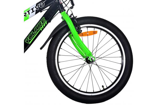 Volare Sportivo Vélo pour enfants - garçons - 20 pouces - Vert - 7 vitesses
