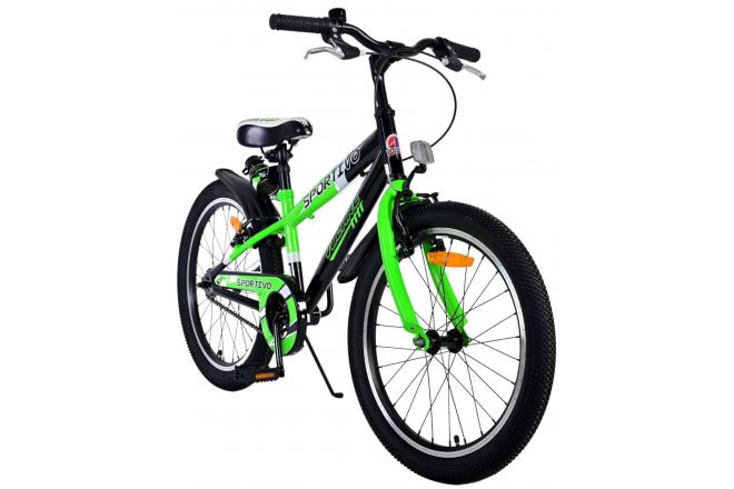 Volare Sportivo Vélo pour enfants - garçons - 20 pouces - Vert - Freins à deux mains