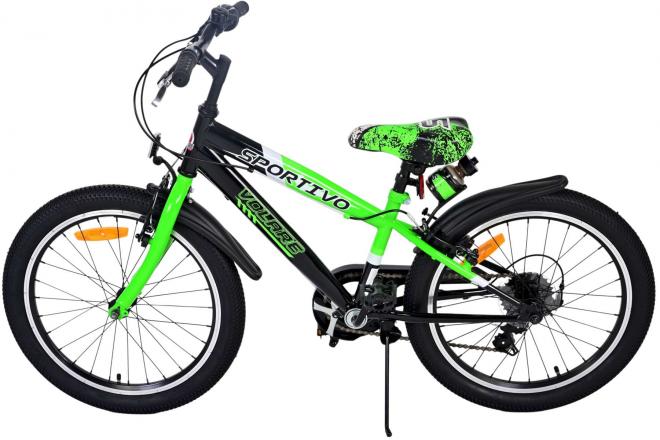 Volare Sportivo Vélo pour enfants - garçons - 20 pouces - Vert - 7 vitesses