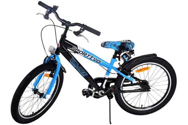 Volare Sportivo Vélo pour enfants - garçons - 20 pouces - Bleu - Freins à deux mains