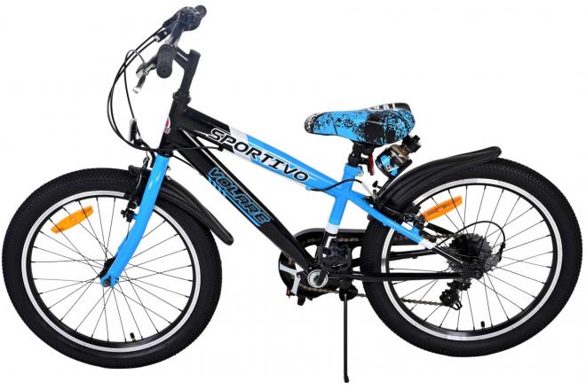 Volare Sportivo Vélo enfant - garçons - 20 pouces - Bleu - 7 vitesses