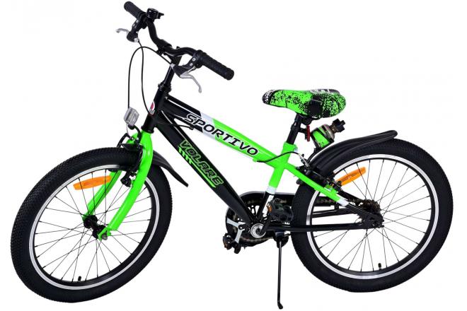 Volare Sportivo Vélo pour enfants - garçons - 20 pouces - Vert - Freins à deux mains