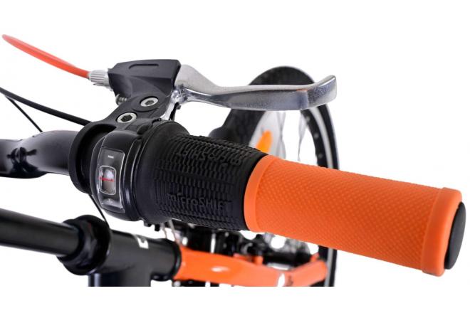 Volare Thombike Vélo enfant - Garçons - 24 pouces - Noir Orange- 3 vitesses