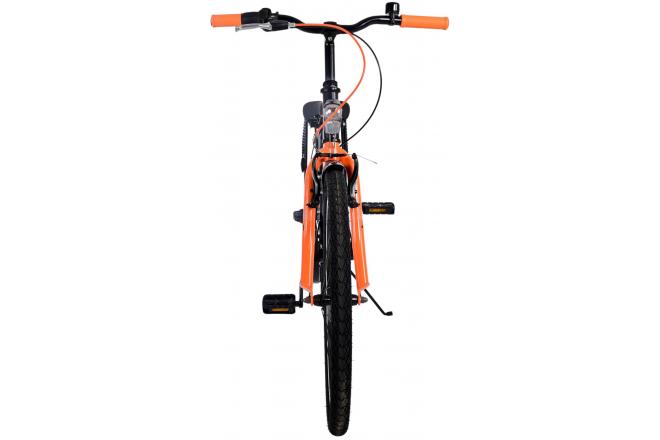 Volare Thombike Vélo enfant - Garçons - 24 pouces - Noir Orange- 3 vitesses