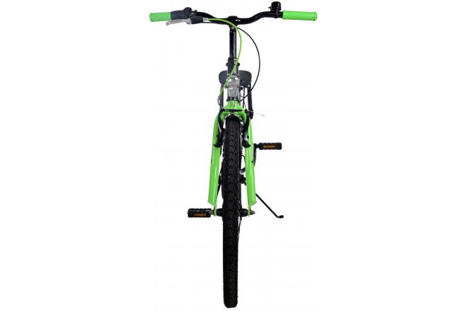Volare Thombike Vélo enfant - Garçons - 24 pouces - Vert Noir - 3 vitesses