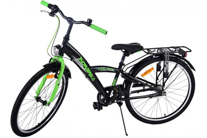 Volare Thombike Vélo enfant - Garçons - 24 pouces - Vert Noir - 3 vitesses