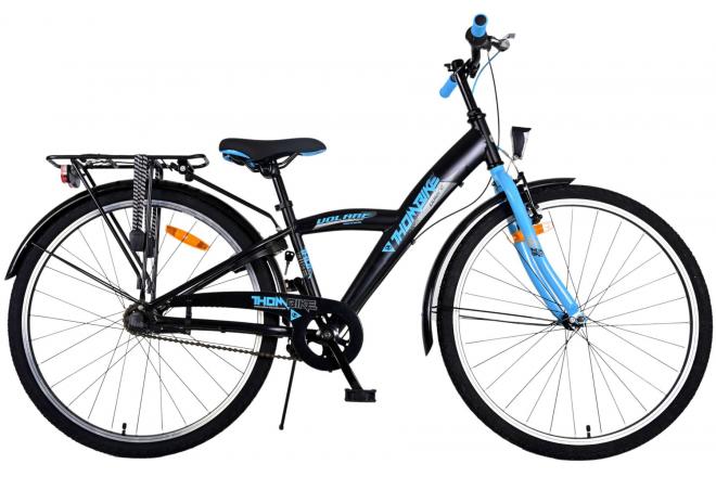 Volare Thombike Vélo enfant - Garçons - 26 pouces - Noir Bleu - 3 vitesses