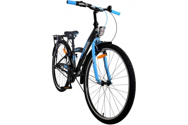 Volare Thombike Vélo enfant - Garçons - 26 pouces - Noir Bleu - 3 vitesses