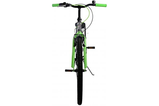 Volare Thombike Vélo enfant - Garçons - 26 pouces - Noir Vert - 3 vitesses