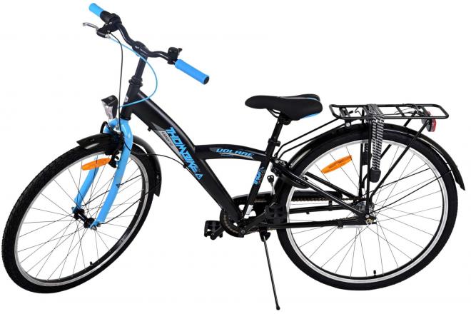 Volare Thombike Vélo enfant - Garçons - 26 pouces - Noir Bleu - 3 vitesses