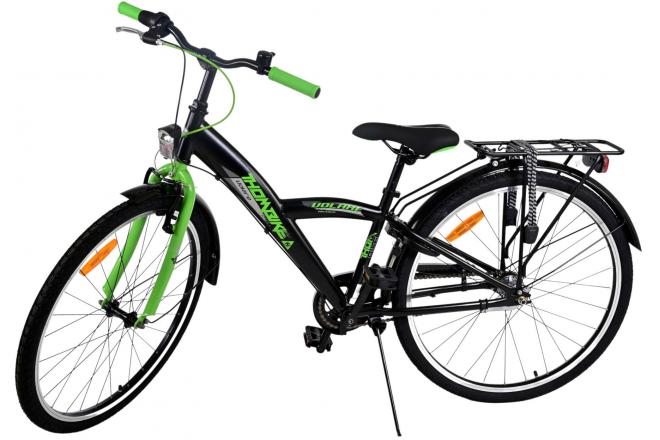 Volare Thombike Vélo enfant - Garçons - 26 pouces - Noir Vert - 3 vitesses