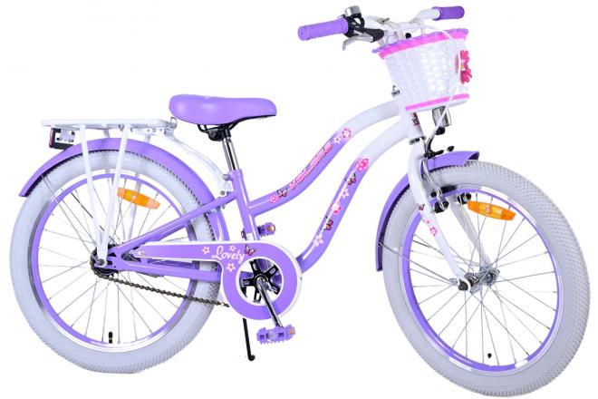 Volare Lovely vélo pour enfants - Filles - 20 pouces - Violet