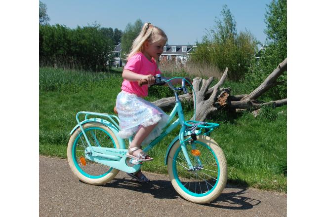 Vélo pour enfants Volare Excellent - Filles - 16 pouces - Vert - 95% assamblé