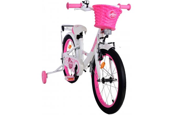 Vélo pour enfants Volare Ashley - Filles - 18 pouces - Blanc