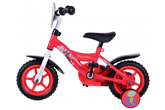 Vélo enfant Disney Cars - garçon - 10 po - rouge - Pignon fixe