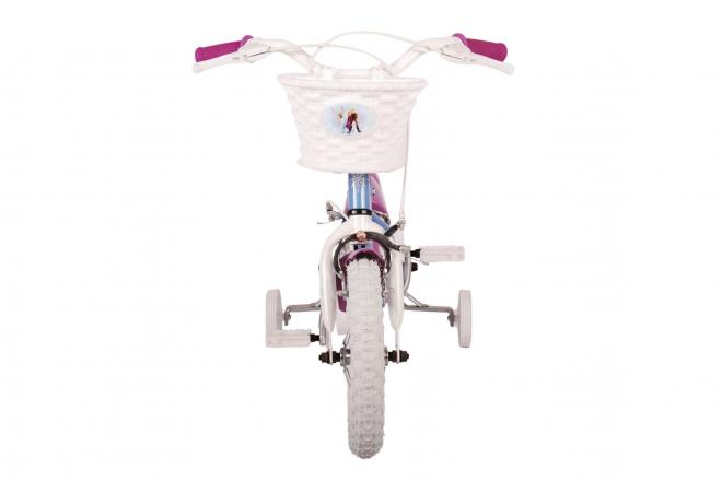 Disney Frozen 2 Vélo pour enfants - Filles - 12 pouces - Bleu/Violet - Freins à deux mains