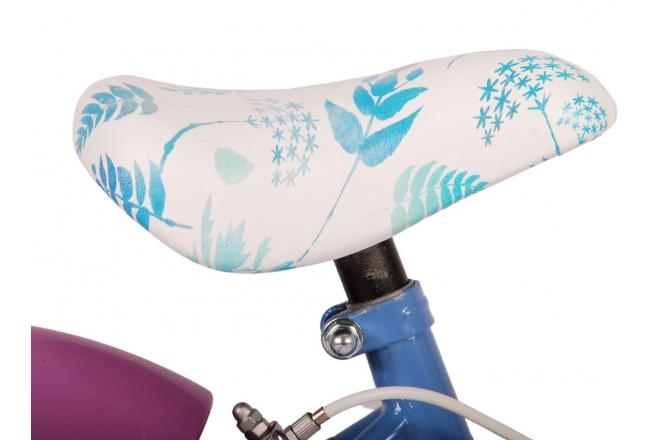 Disney Frozen 2 Vélo pour enfants - Filles - 12 pouces - Bleu/Violet - Freins à deux mains