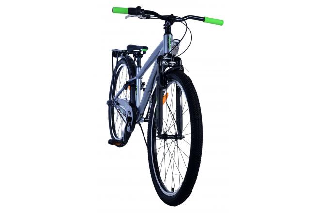 Vélo enfant Volare Cross - garçons - 26 pouces - gris foncé - 3 vitesses