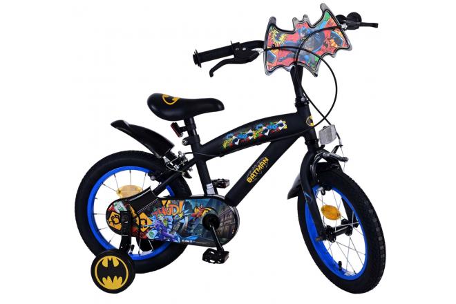 Vélo enfant Batman - Garçons - 14 pouces - Noir - Freins à deux mains