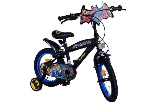 Vélo enfant Batman - Garçons - 14 pouces - Noir - Freins à deux mains