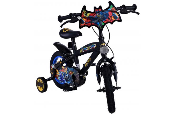 Vélo enfant Batman - Garçons - 12 pouces - Noir - Freins à deux mains