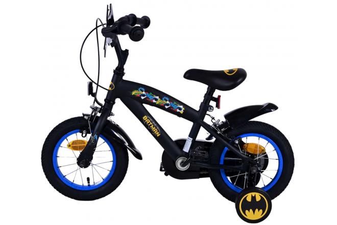 Vélo enfant Batman - Garçons - 12 pouces - Noir - Freins à deux mains