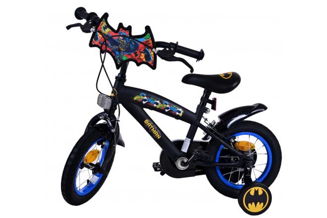 Vélo enfant Batman - Garçons - 12 pouces - Noir - Freins à deux mains