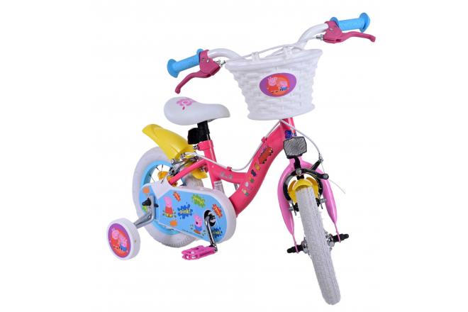Vélo enfant Peppa Pig - fille - 12 po - Rose - Deux leviers de frein [CLONE]