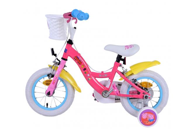 Vélo enfant Peppa Pig - fille - 12 po - Rose - Deux leviers de frein [CLONE]