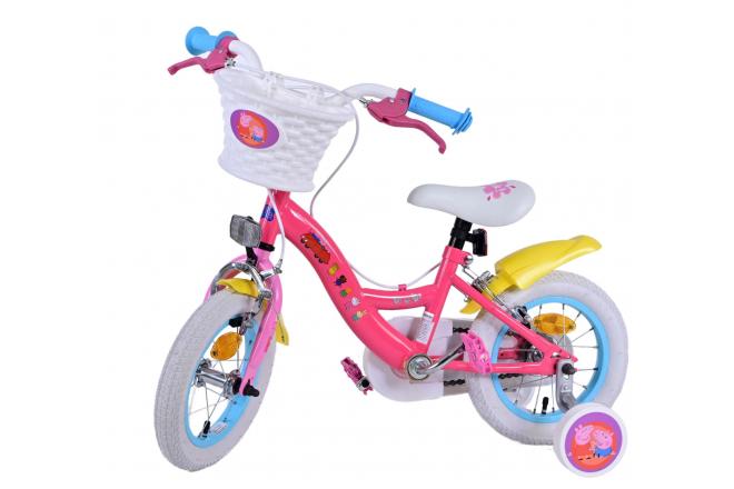 Vélo enfant Peppa Pig - fille - 12 po - Rose - Deux leviers de frein [CLONE]