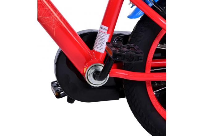 Vélo pour enfants Ultimate Spider-Man - Garçons - 14 pouces - Bleu/Rouge - Freins à deux mains