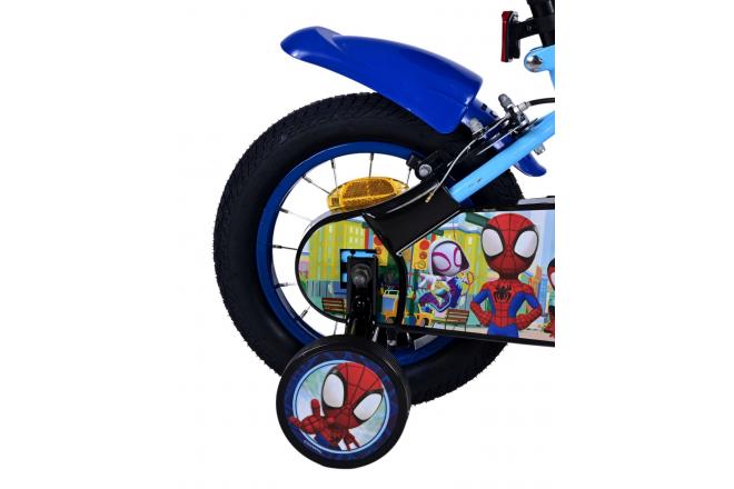 Vélo enfant Spidey - Garçons - 12 pouces - Bleu - Freins à deux mains