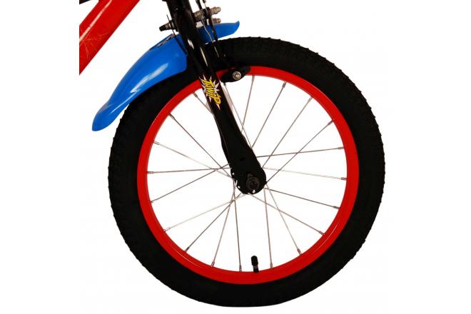 Vélo pour enfants Ultimate Spider-Man - Garçons - 16 pouces - Bleu/Rouge - Deux freins à main
