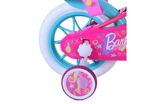 Vélo enfant Barbie - Filles - 12 pouces - Rose