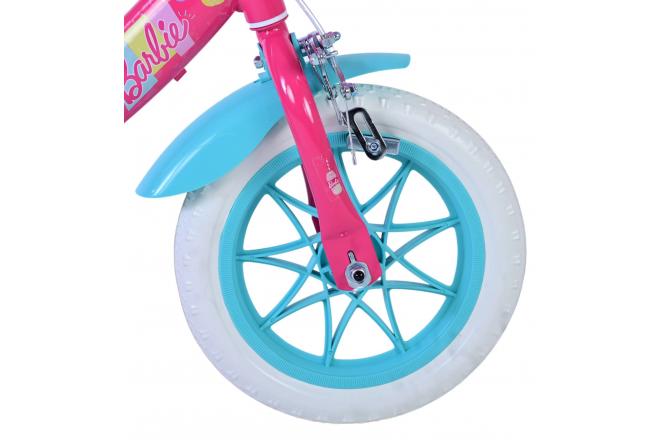 Vélo enfant Barbie - Filles - 12 pouces - Rose