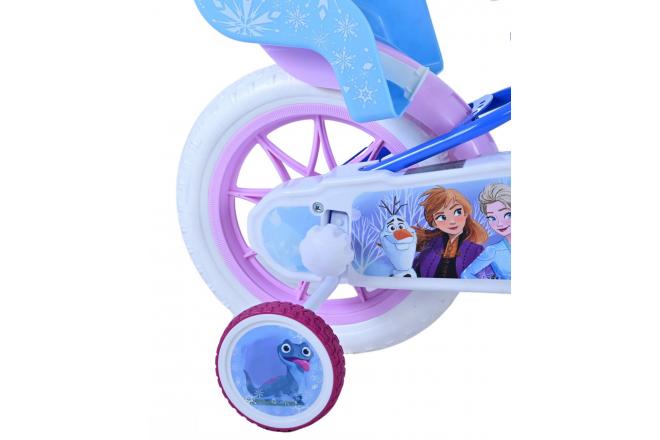 Vélo enfant Frozen - Filles - 12 pouces - Bleu