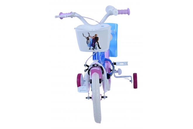 Vélo enfant Frozen - Filles - 12 pouces - Bleu