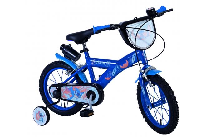 Vélo enfant Stitch - Garçons - 14 pouces - Bleu - Freins à deux mains