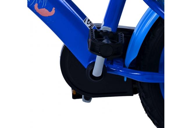 Vélo enfant Stitch - Garçons - 14 pouces - Bleu - Freins à deux mains