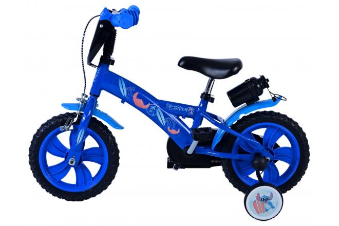 Vélo enfant Disney Stitch - Garçons - 12 pouces - Bleu