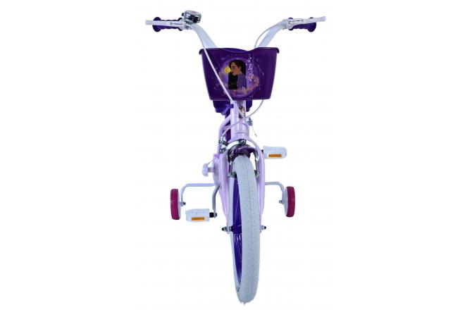 Vélo enfant Disney Wish - Filles - 16 pouces - Violet - Freins à deux mains