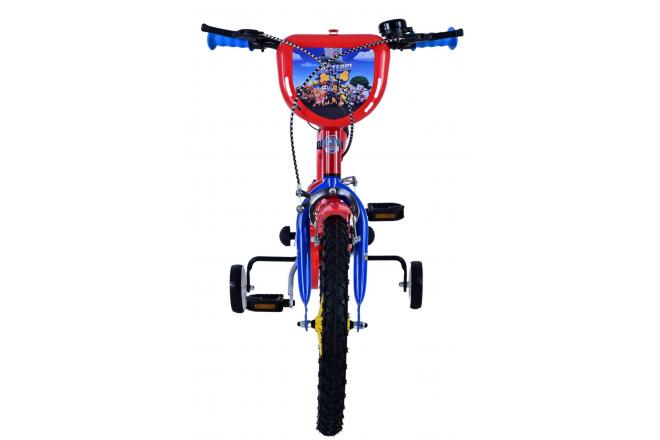 Vélo enfant Paw Patrol - Garçons - 16 pouces - Rouge - Freins à deux mains