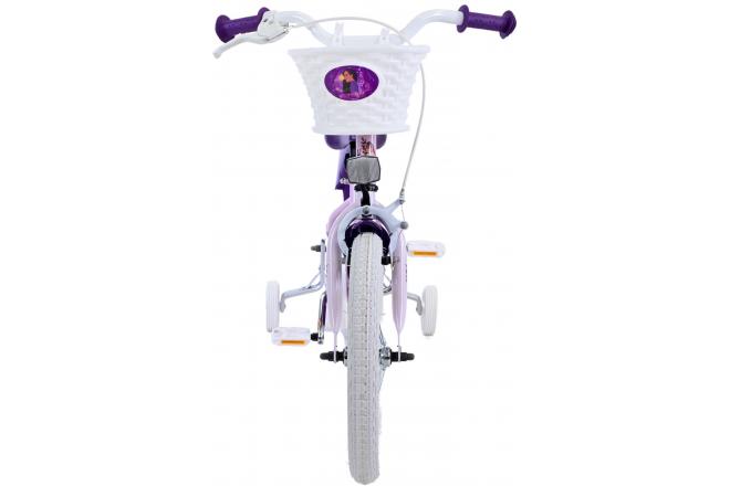 Vélo enfant Disney Wish - Filles - 16 pouces - Violet